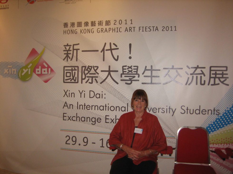 Gini Wade at Hong Kong Graphic Art Fiesta 2011